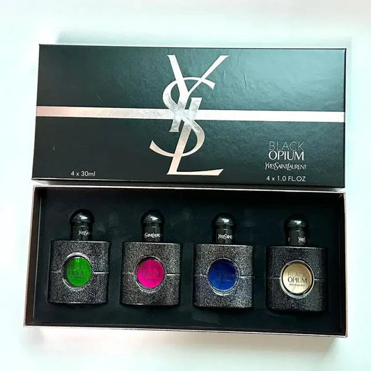 YSL Black Opium Perfumes Set 4 × 30 ml